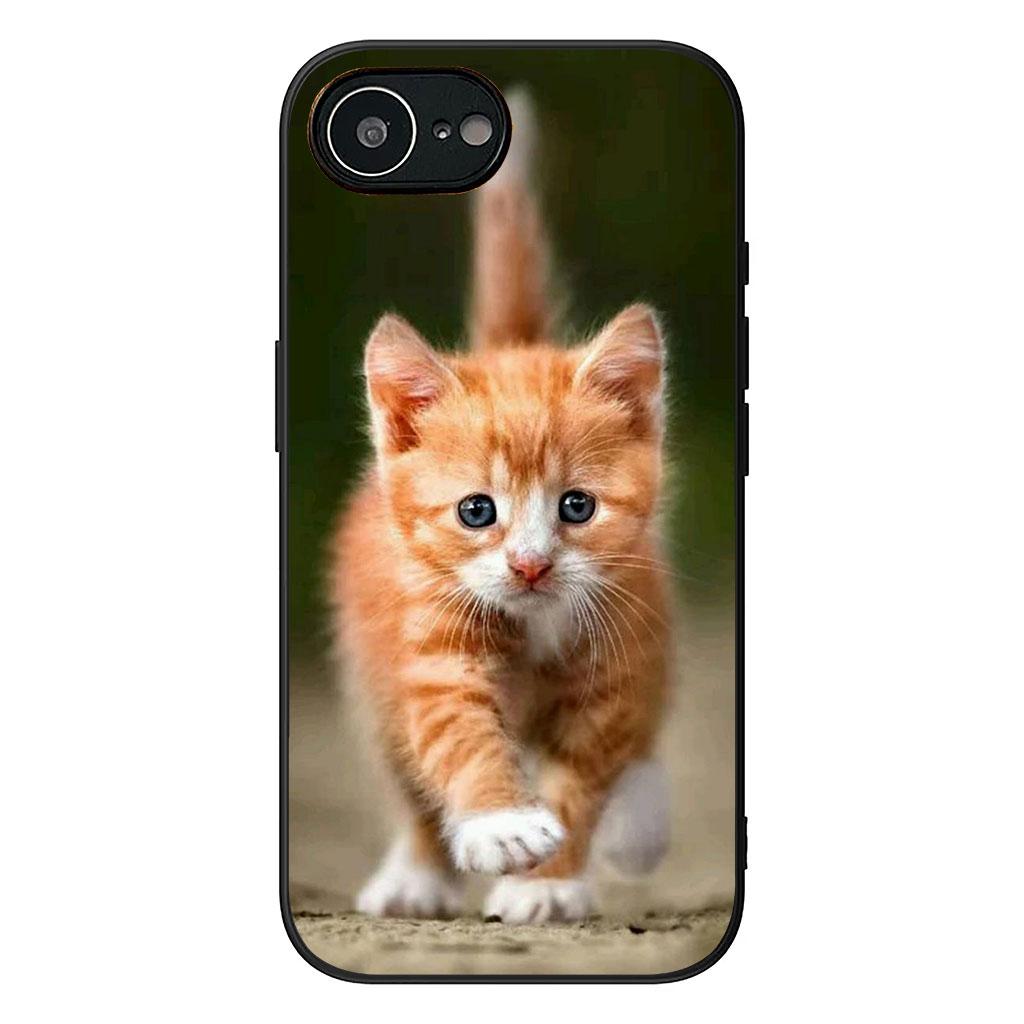 Чехол для Apple iPhone 16 15 14 Plus 13 12 Mini 17 Pro Max + ProMax 16E Air 16+ 15+ Coque Чехол для телефона Котенок Кошка