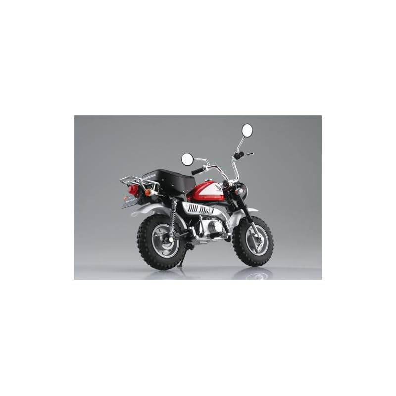 Аошима Бунка Кёзай (АОСИМА) Skynet 1/12 Масштаб Полный Мотоцикл Honda Monkey Боевой Красный
