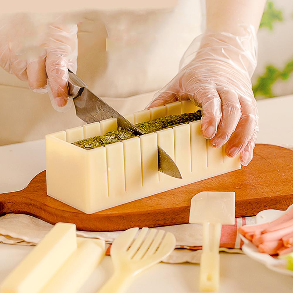 Быстрая сушильная машина, японская роликовая форма для риса, суши, базука, овощное мясо, сделай сам, в форме сердца, машина для приготовления суши, кухонные инструменты