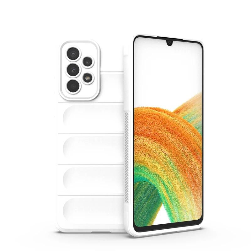 For Samsung Galaxy A33 5G Back Cover Phone Case Liquid Silicone Anti-fall Shockproof Armor Funda Coque Cases