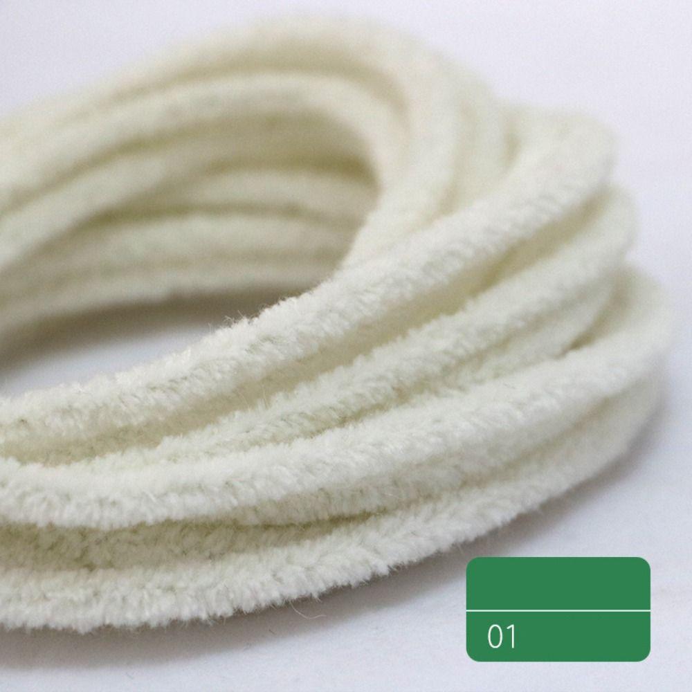 Colored Wool Handmade Twisted Rod Plush Handmade Chenille Stem  Puppy Toy