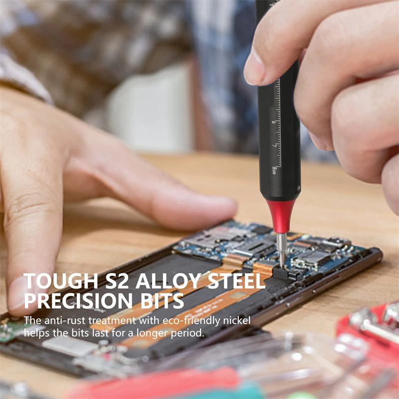 22/10 в 1 Прецизионная отвертка Встроенная магнитная бита для отвертки Ручной инструмент для ремонта часов, очков, iPhone, камеры, ПК, мини