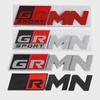 3D металлические буквы GR Sport MN GRMN наклейка на крыло автомобиля, задний багажник, эмблема для RZ RC RS Corolla Camry Prius, аксессуары