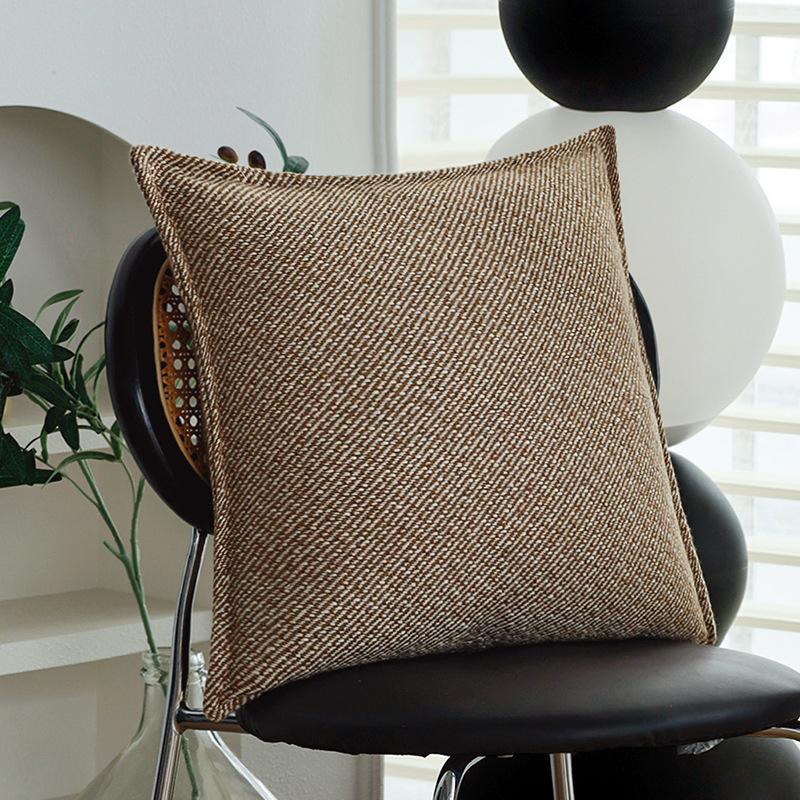 Коричневая подушка, Античный стиль, Наволочка в стиле ретро, Французский стиль, Гостиная, Диван-кровать, Подушка, Подушка для эркерного окна, Подушка для поясницы