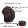 LUPU Girl's Chignon Natural Black Brown Straight Messy Bun For Women And Kids Donut Roller Hair Bun