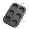 Carbon Steel Cake Mold Cookie Cupcake Baking Tray Egg Tart Cooking Dish Desserts Pan Kitchen Accessories
