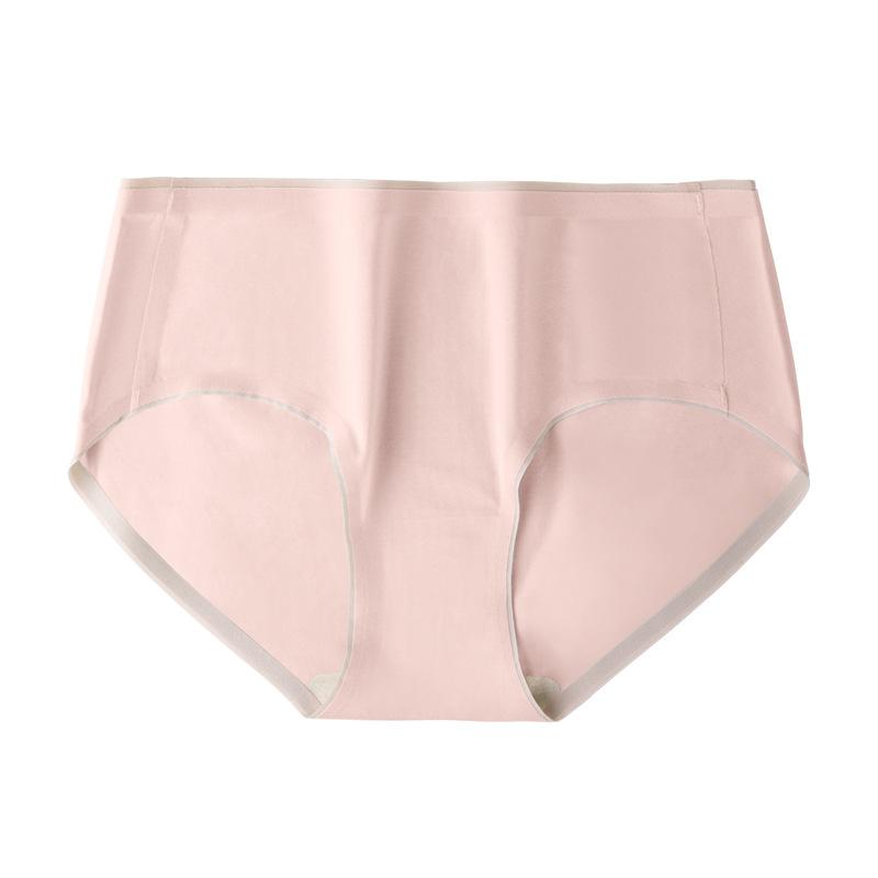 Cotton Underwear High-end Women's Underwear Seamless One-piece Breathable Underwear Mulberry Silk Antibacterial Briefs