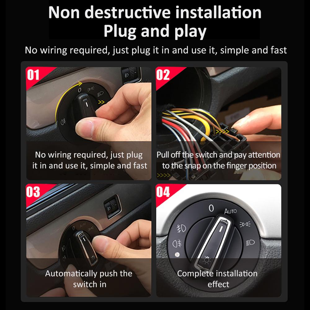 Для Volkswagen Jetta VW Vento A7 2019~2024 фара автоматический переключатель датчик освещения фара автомобиль управление модифицированные аксессуары