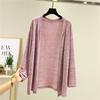 Fashionable Sun Protection Clothing Knitted Cardigan Women's Long Sleeved Jacket Loose and Versatile Plus Size for Spring and Autumn Fashion Show