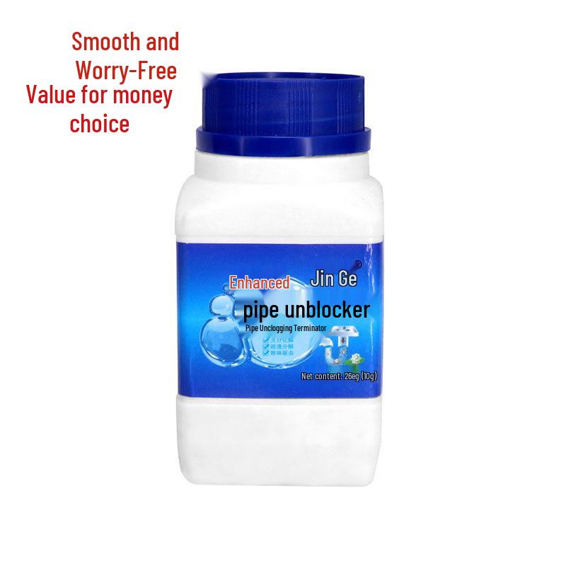 Мощное средство для прочистки труб с активным кислородом - Растворяет и дезодорирует для дезинфекции ванной комнаты, кухни и туалета