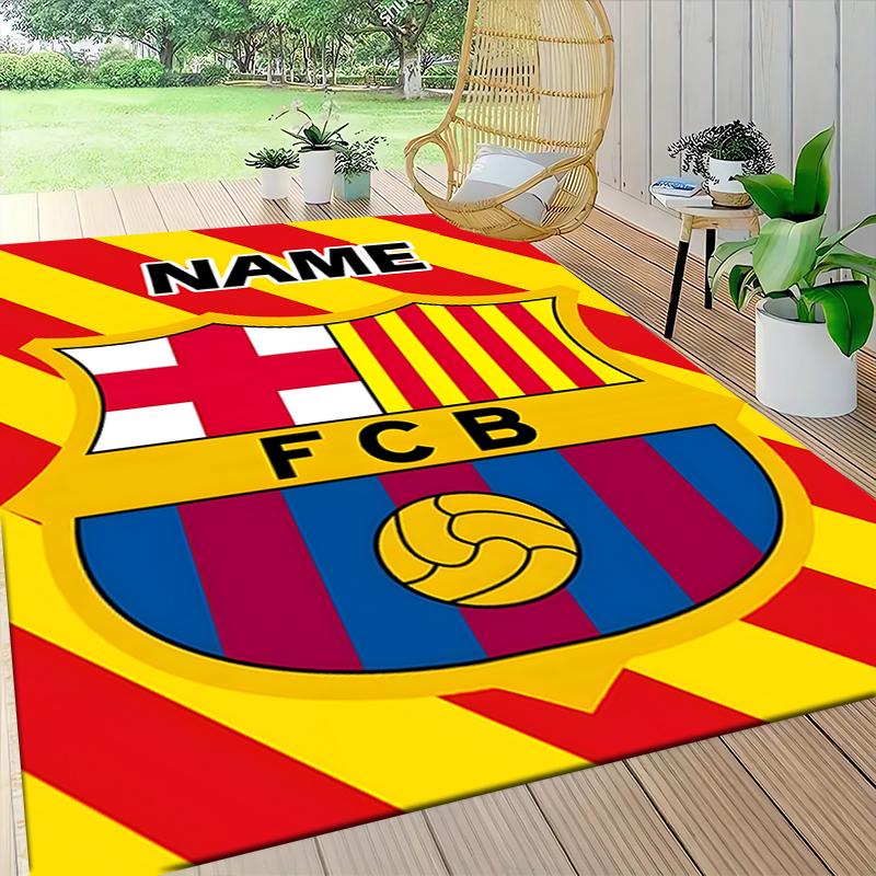 Custom Name Olympiacos FC Crest Carpet Rug Customizable Soft Washable Anti-Slip Home Living Room Sofa Mats Personalized Rug. 0909227
