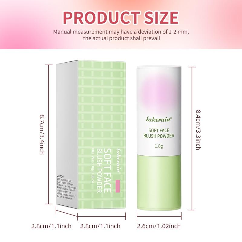 3-цветные матовые румяна-стики с длительным эффектом, водостойкие и устойчивые к поту для щек