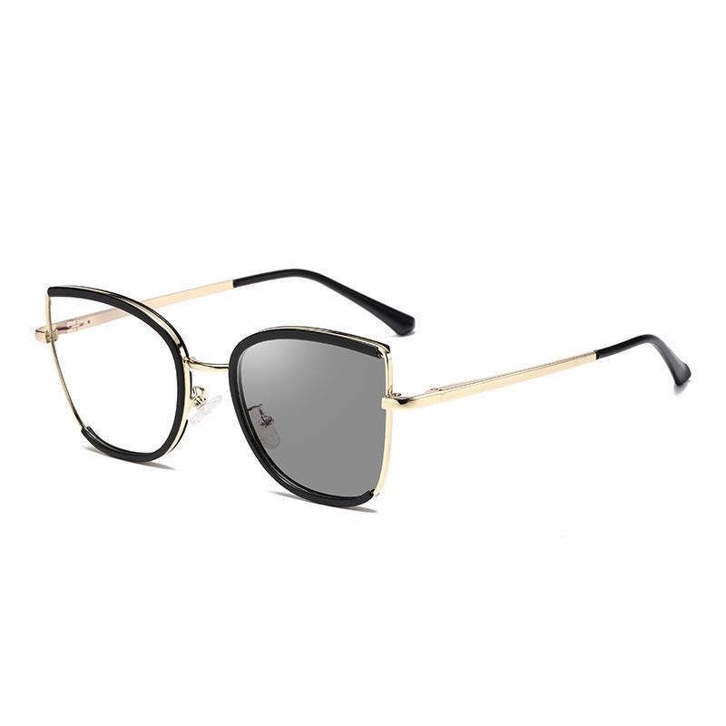Оправа для очков Cat'S Eye Optical, женские очки с изменяющимся цветом, анти-синий свет, оправа для женщин с плоскими линзами для коррекции близорукости