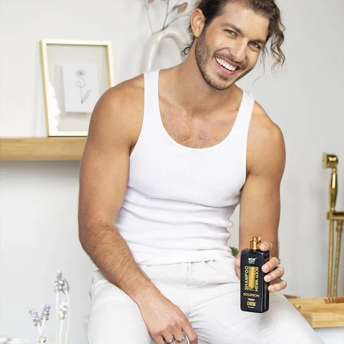 Wow Skin Science Bourbon 2-in-1 Shampoo + Body Wash 250ml