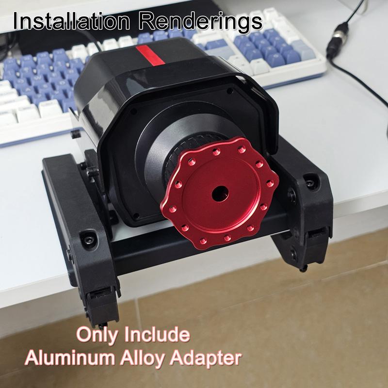 70/73mm Aluminum Alloy Adapter for Game Steering Wheel PXN V10 Laishida PXNV10pro Base Modification Connection Accessories MOD
