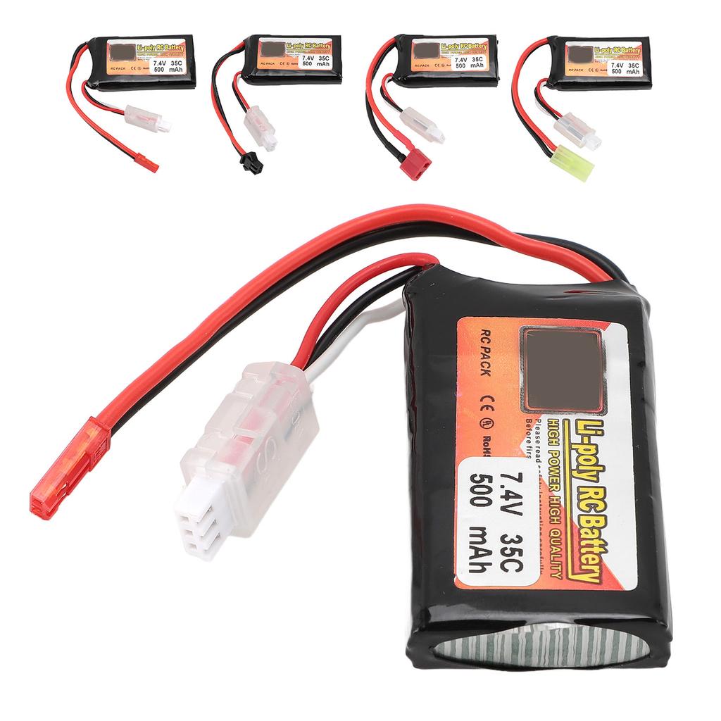 Аккумулятор для RC-дрона Professional 7.4V 2S 500mAh 35C литиевый аккумулятор для RC-вертолета RC-дрона RC-лодки