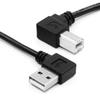 Chenyang Кабель USB A папа-папа 90 градусов для и 50 см Прямоугольный 2.0 Тип-B Диски, Принтеры, Сканеры,