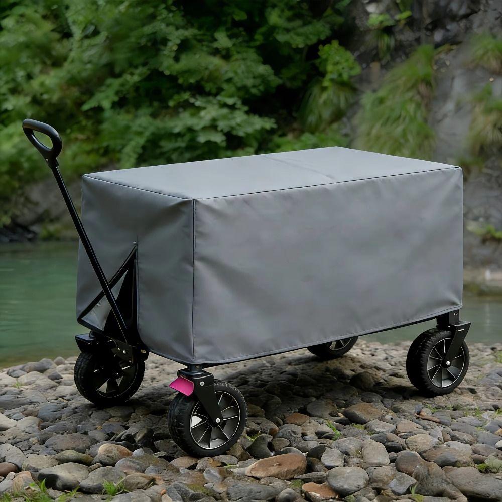 Oxford Cloth Trolley Cover Rectangle Camping Cart Dust Cover Wagon Protective Cover Fishing