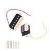 Guitar Pickup Ceramic Magnet Double Coil Volume Control Musical Instrument Parts ReplacementBlack
