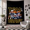 Wall TapestryTom Brady Art Hanging Cloth Decorative Background Cover for Room Decoration
