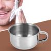 New Stainless Steel Metal Shaving Soap Mug Bowl Cup Shaver Razor Cleansing Foam Tool For Man