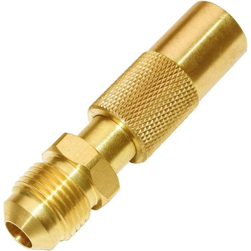 Brass 3/8Inch Male Propanes Adapter For Table Top Outdoor Cooking Equipment