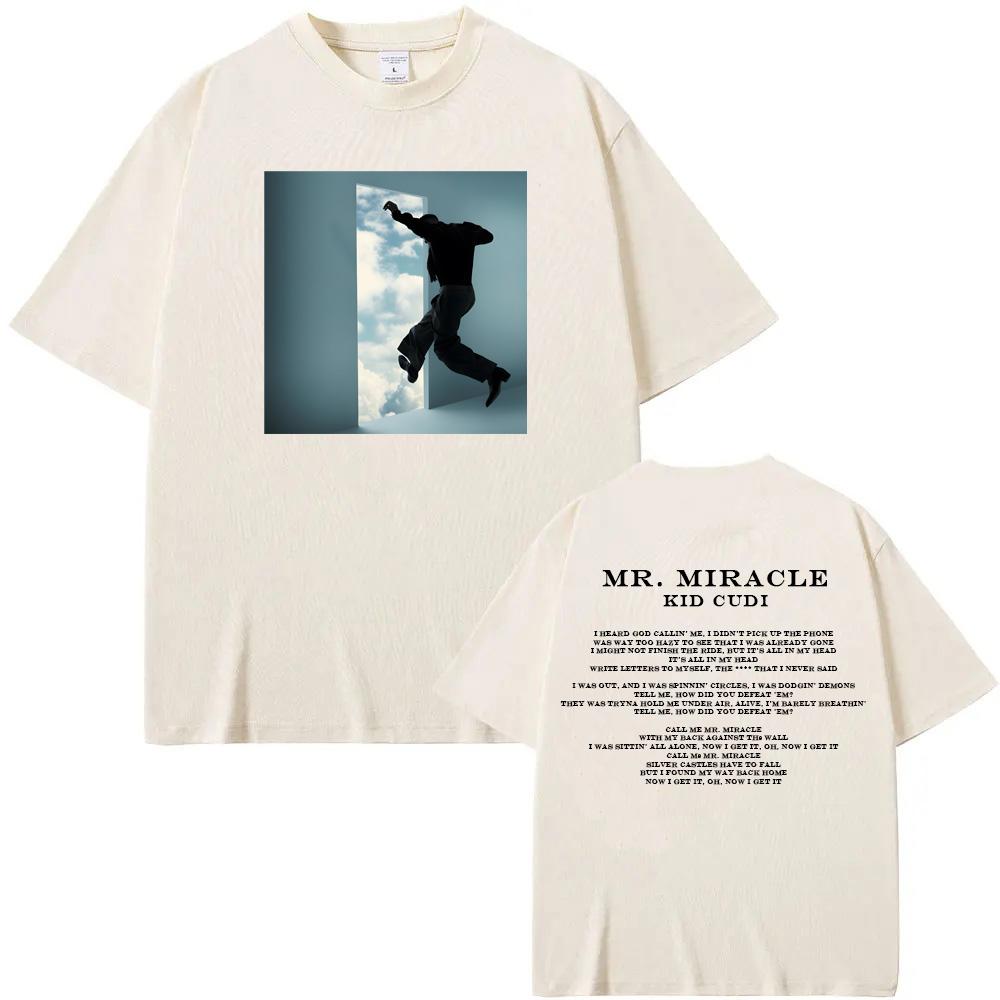 Kid Cudi-Mr. Miracle 2025new T Shirt Sleeve Fashion Round NeckTee-shirt Summer 100%Cotton Tshirt Camiseta Hombre Summer Tops