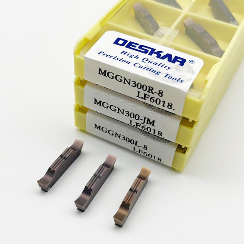 MGGN Grooving Inserts MGGN150 MGGN200 MGGN250 MGGN300 MGGN400 MGGN500 JM R8 R15 L8 LF6018 Turning Tool Carbide Insert Cutter
