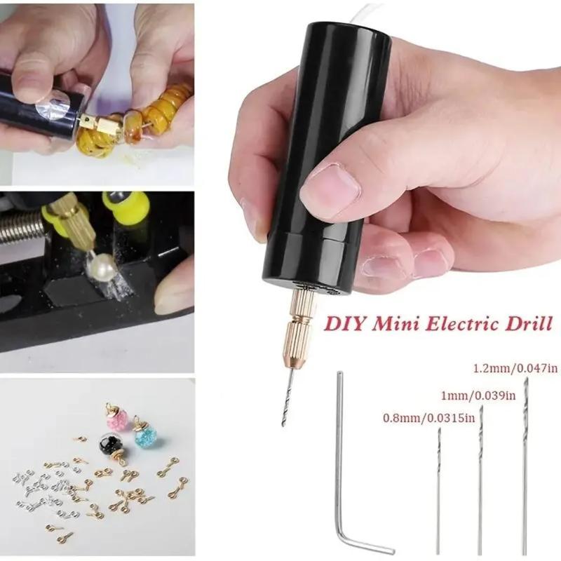 Ручная мини-электродрель DIY электрическая USB-электродрель инструменты для эпоксидной смолы ювелирные изделия деревообрабатывающий инструмент ручка-гравировальный инструмент