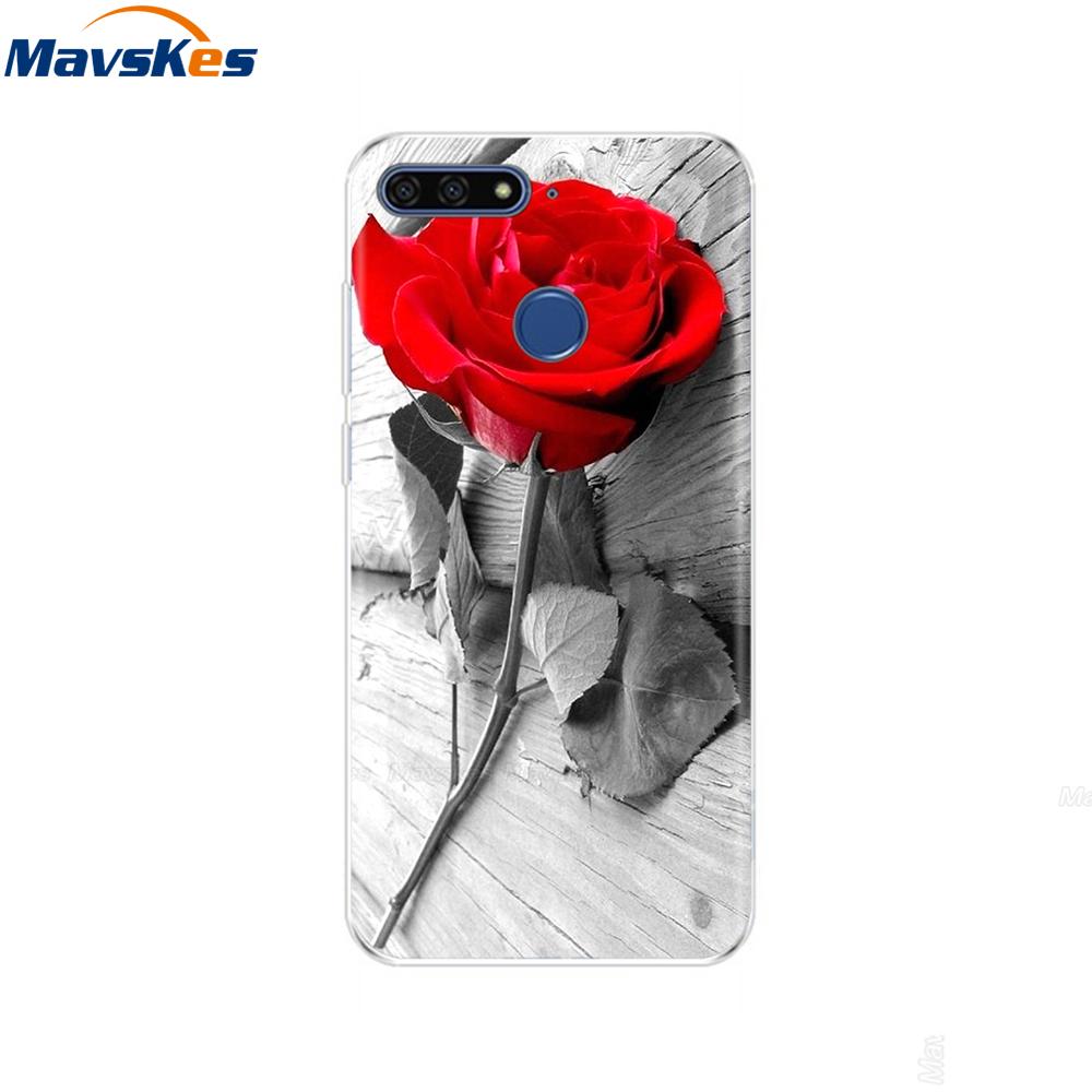 Чехол Для Huawei Honor 7C Чехол На Huawei Honor7C 5,7 дюйма Мягкий Силиконовый Чехол Для Телефона Для Huawei Honor 7C Aum-L41 TPU Чехлы Coque