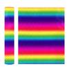 Радужный узор в полоску. Теплопередающий винил. Радужный узор в полоску. Винил в рулоне. Мягкий металл. Винил HTV для глажки одежды и других тканей.