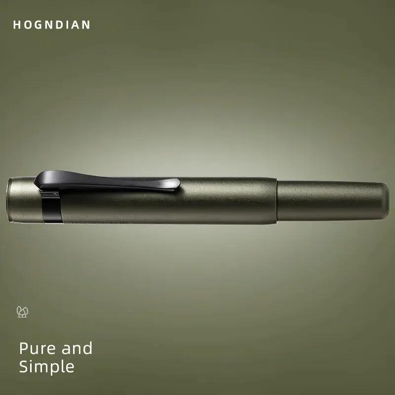 Мини-перьевая ручка Hongdian M2 – Дизайн «Метавселенная Черного леса», перо EF/F – Высококачественная пишущая ручка для школы, офиса и для подарка