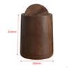 Trash Can Garbage Container with Swing Lid Imitation Wood Grain Removable Inner Household Bin