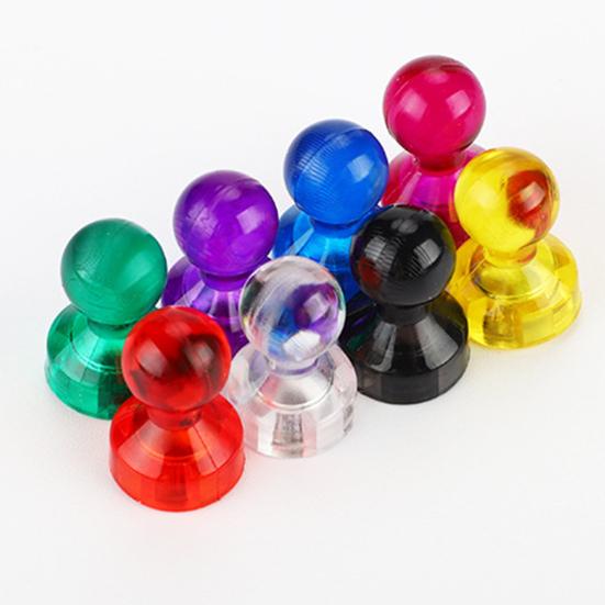 10 шт. Магнитные кнопки-гвоздики Сильная адгезия Многоцелевые Мини Цветные Прозрачные Магниты на холодильник