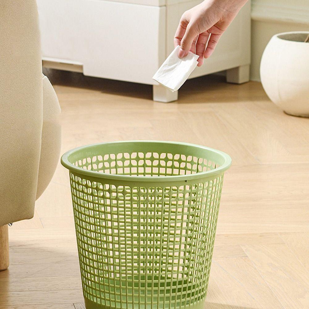 Household Withdrawing Trash Can Toilet Trash Basket Durable Waste Bin for Home&Kitchen