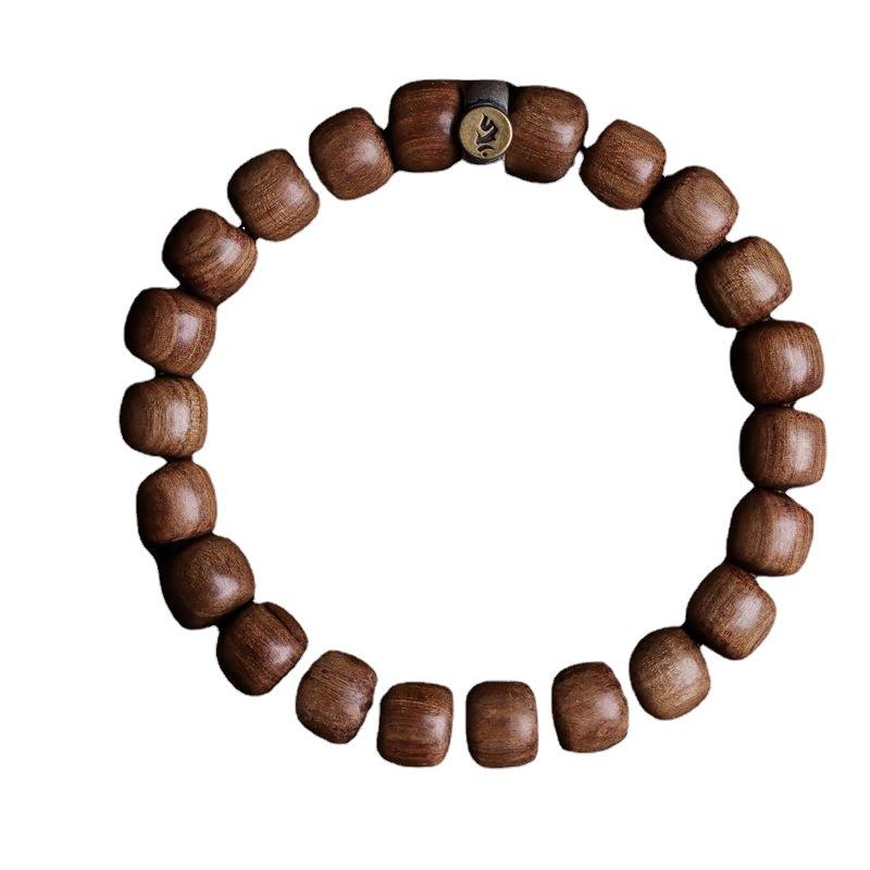 Old Mountain Sandalwood Bracelet Couple's Style High-Value Ancient Style Decorative Jewelry Gift for Trendy Men