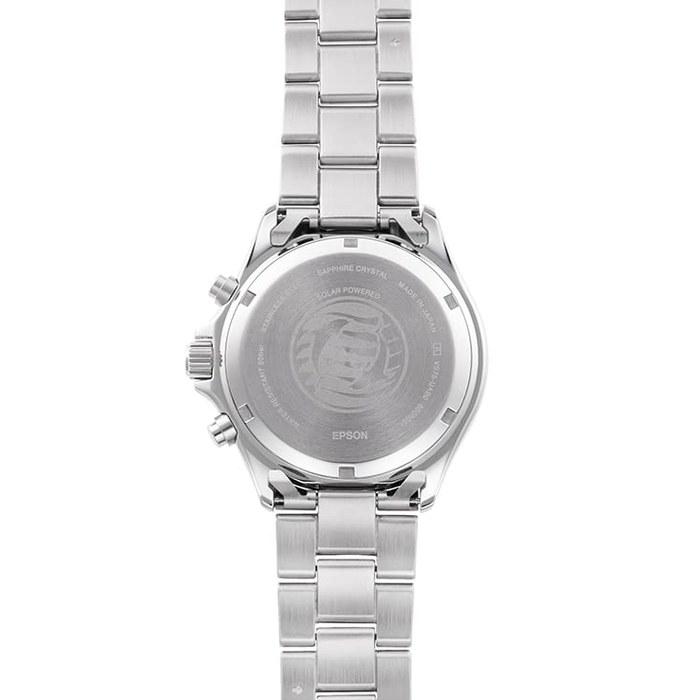 [Orient] Mako SOLAR PANDA RN-TX0203S Мужские часы, Белый/Серебристый