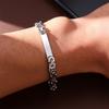 Hot Selling Stainless Steel Curved Bracelet, Hip-hop Fashion Creative Jewelry Gift