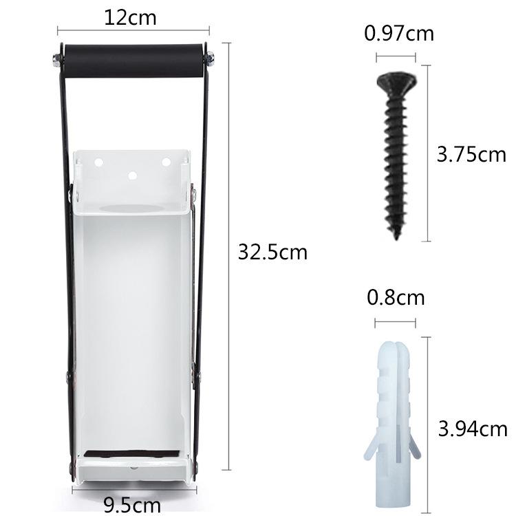Дробилка для банок и открывалка для бутылок на 16 унций, прочная стальная резиновая ручка, кухонный инструмент для переработки банок из-под пива, бутылок