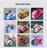 Children's & Adults' Luminous Electric Scooter with Seat - Outdoor Double Bumper Amusement Vehicle