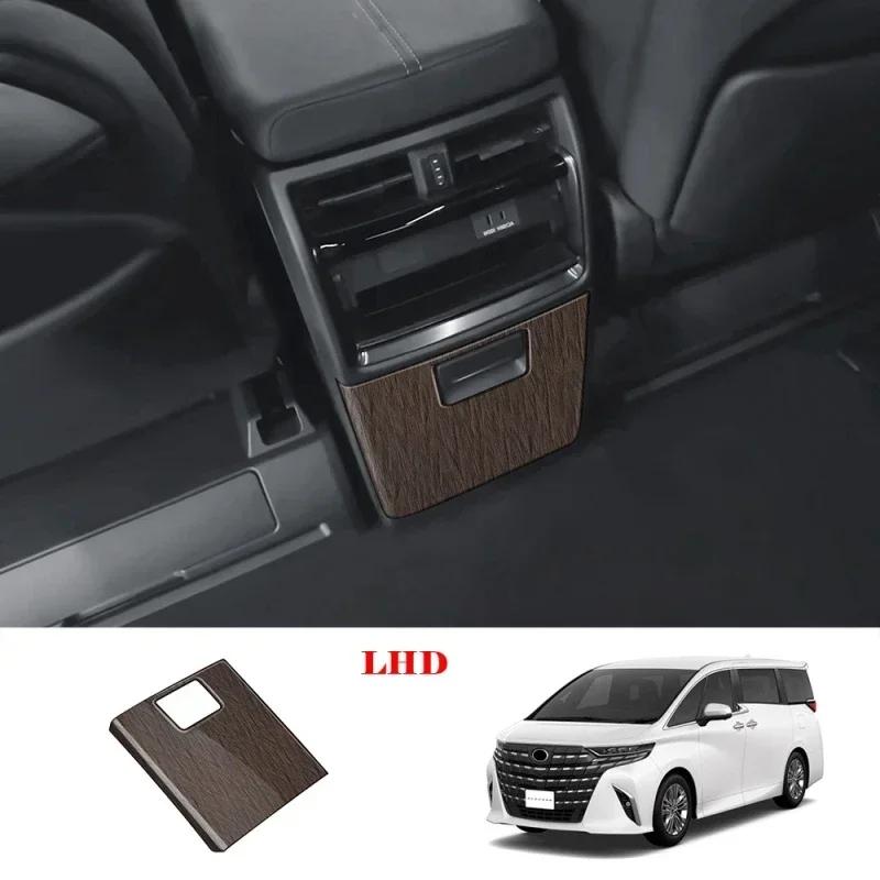 LHD RHD Для Toyota Alphard Vellfire 40 Серии 2024 ABS Дерево Аксессуары для салона Накладка на переключатель стеклоподъемника, селектор КПП, вентиляционное отверстие AC