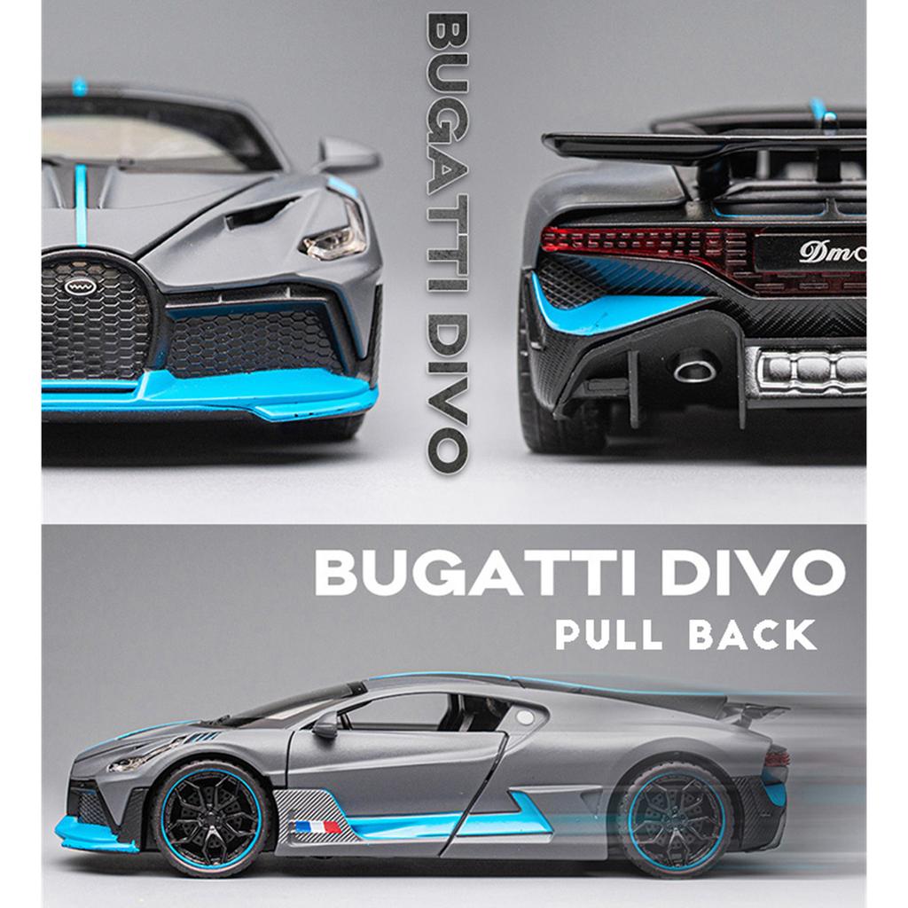 1/32 масштаб Divo, литая под давлением модель автомобиля, игрушечная машина с откатным механизмом, звуком и светом для детей, коллекция подарков для мальчиков и девочек
