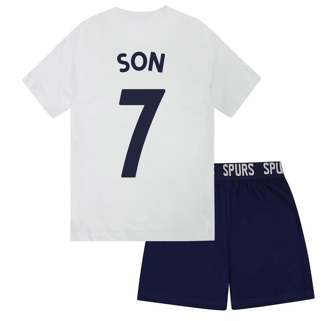 Tottenham Hotspur FC Boys Son 7 Sublimated Short Pyjama Set