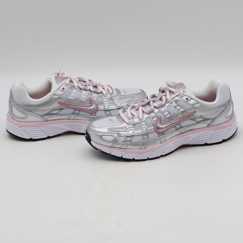 BV1021-108 Nike P-6000 Белый Элементальный Розовый Черный Металлик Серебристый (Женский)
