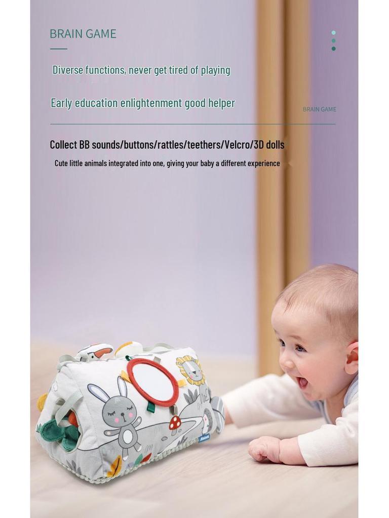 Aipinqi Baby Tummy Time Pillow: Multi-functional Crawling & Head Lifting Toy for Early Education, 0-2 Years.