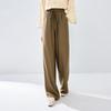 Qiu Shui Yi Ren Women's Straight Casual Pants