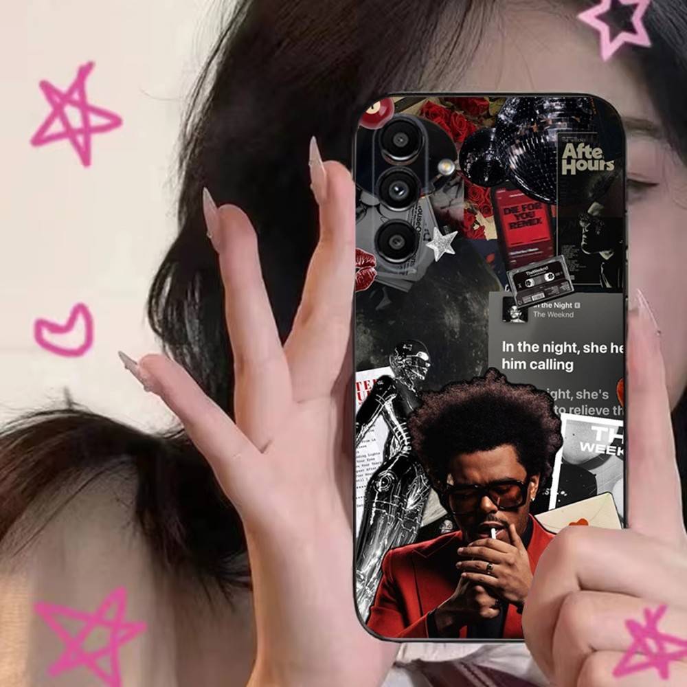 Чехол для телефона W-Weeknd для Samsung S24, S21, S22, S23, S30, Ultra, S20, Plus, Fe, Lite, Note, 10, 9, 5G Черный Мягкий Чехол