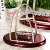 Large, Medium and Small Size Sail Newton Ornaments Inertial Bump Bump Ball Arch Iron and Wood Crafts Novelty Gifts