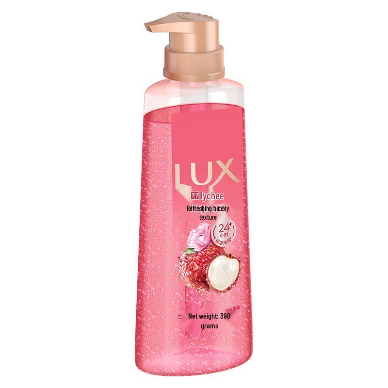 LUX Bubble Refreshing Rose Lychee Scent Shower Gel