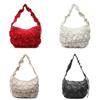 Simple Water Deli Shape Nylon Crossbody Bag With Zipper Pouch For Daily Use